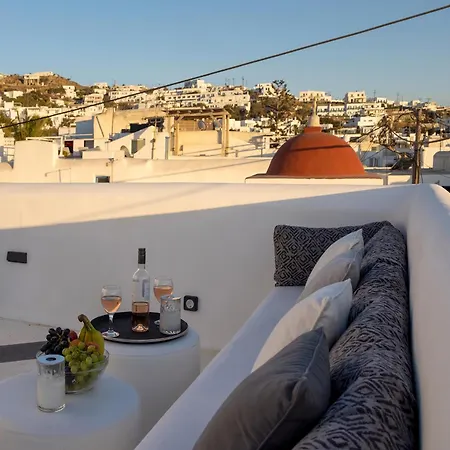 شقة Alexandros Suites, Mykonos Town, With Shared Rooftop Terrace