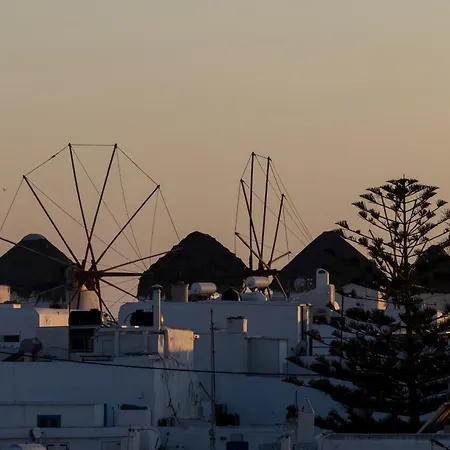 Alexandros Suites, Mykonos Town, With Shared Rooftop Terrace شقة