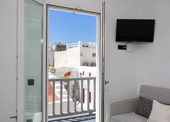Alexandros Suites, Mykonos Town, With Shared Rooftop Terrace Apartmán *