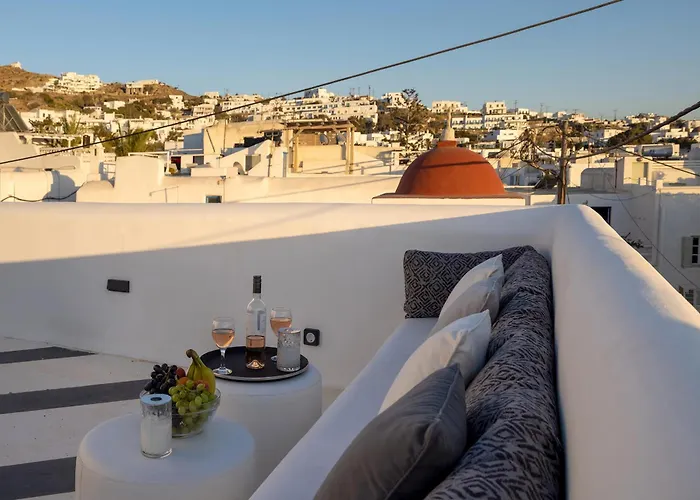 Apartmán Alexandros Suites, Mykonos Town, With Shared Rooftop Terrace